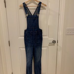 Madewell skinny denim overalls